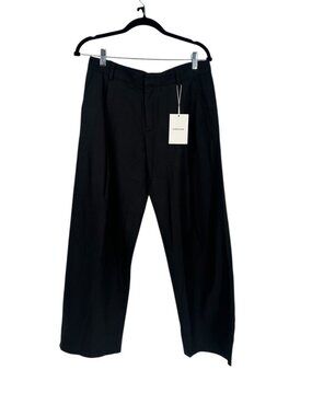 👖 NWT Everlane Black High Rise Cropped Straight Leg Trousers 2 👖